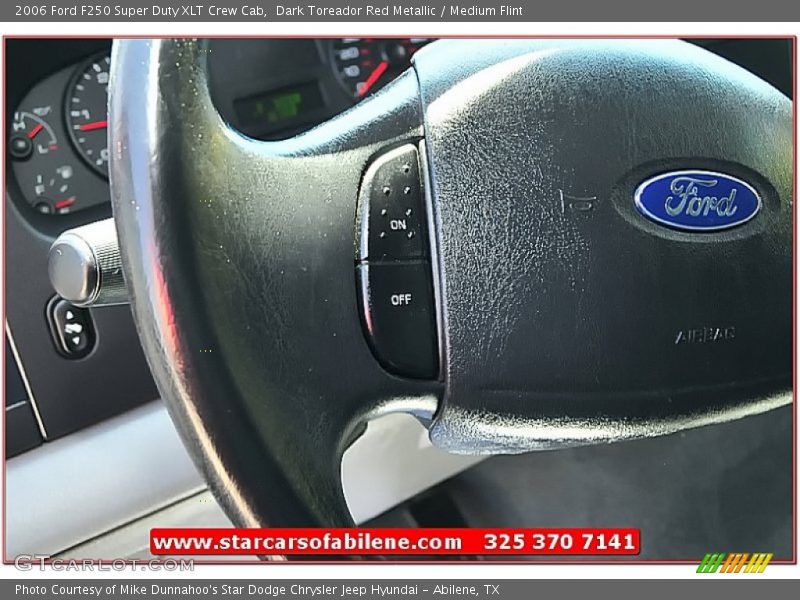 Dark Toreador Red Metallic / Medium Flint 2006 Ford F250 Super Duty XLT Crew Cab
