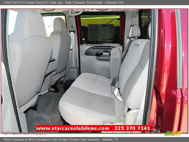 Dark Toreador Red Metallic / Medium Flint 2006 Ford F250 Super Duty XLT Crew Cab