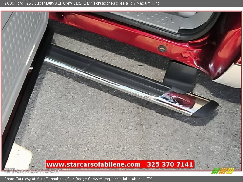 Dark Toreador Red Metallic / Medium Flint 2006 Ford F250 Super Duty XLT Crew Cab