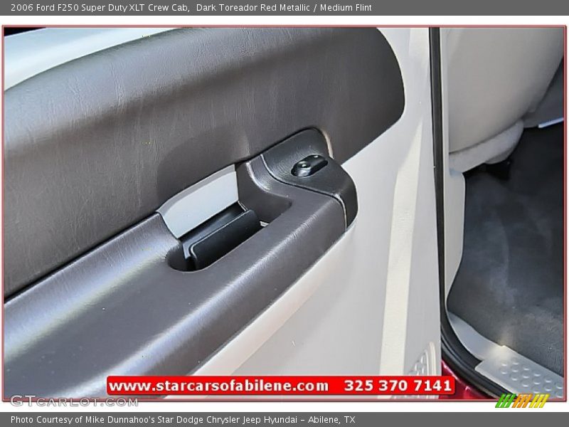Dark Toreador Red Metallic / Medium Flint 2006 Ford F250 Super Duty XLT Crew Cab