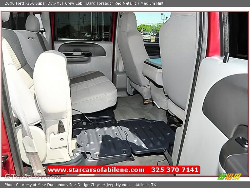 Dark Toreador Red Metallic / Medium Flint 2006 Ford F250 Super Duty XLT Crew Cab