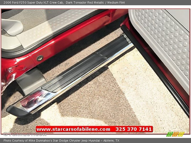 Dark Toreador Red Metallic / Medium Flint 2006 Ford F250 Super Duty XLT Crew Cab