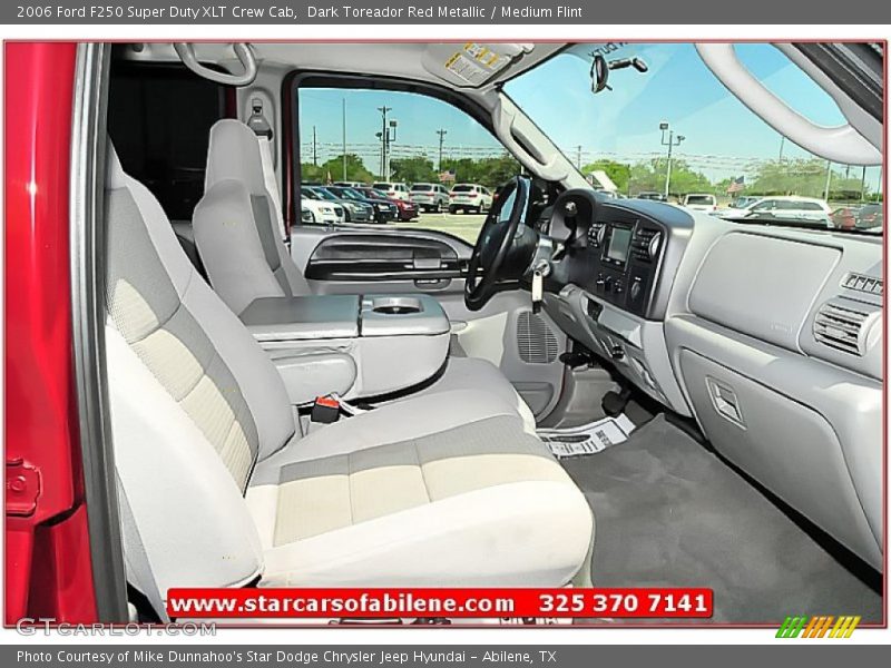 Dark Toreador Red Metallic / Medium Flint 2006 Ford F250 Super Duty XLT Crew Cab