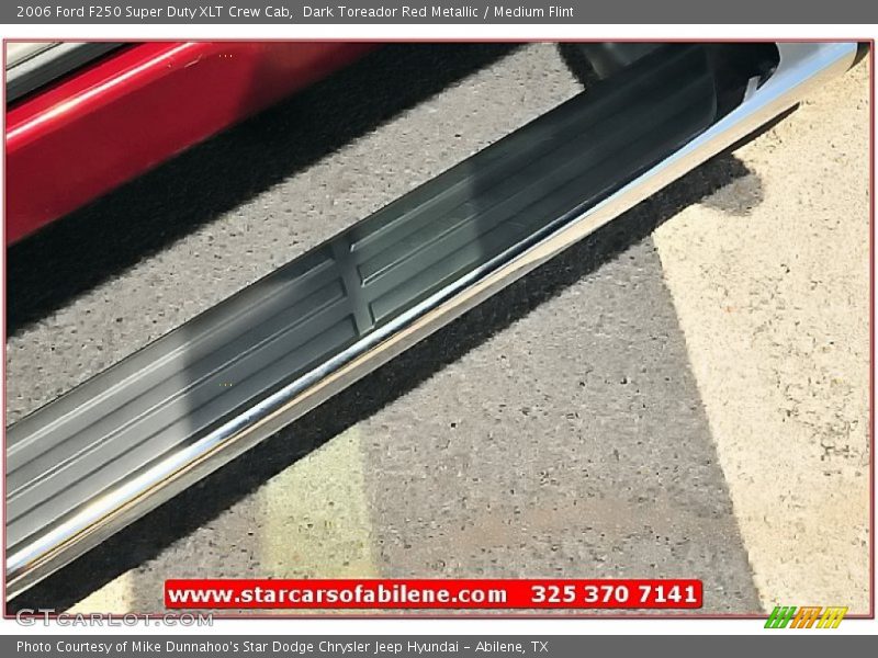 Dark Toreador Red Metallic / Medium Flint 2006 Ford F250 Super Duty XLT Crew Cab