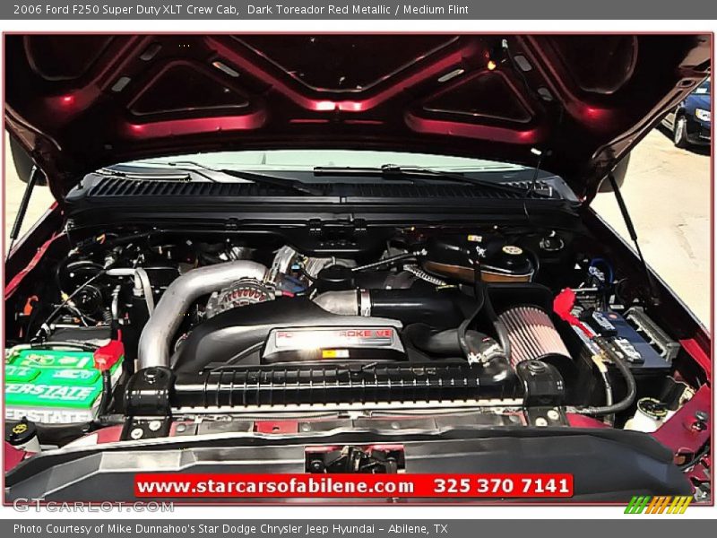 Dark Toreador Red Metallic / Medium Flint 2006 Ford F250 Super Duty XLT Crew Cab