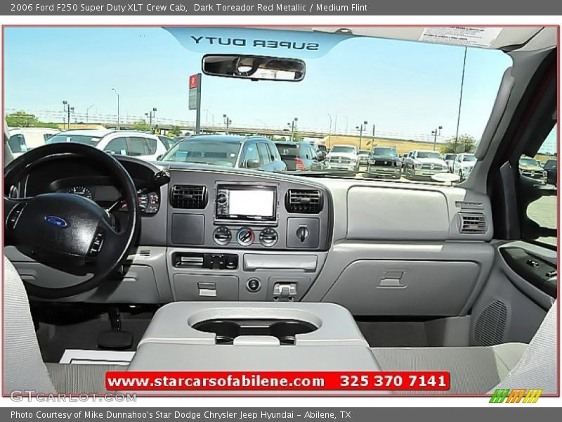 Dark Toreador Red Metallic / Medium Flint 2006 Ford F250 Super Duty XLT Crew Cab