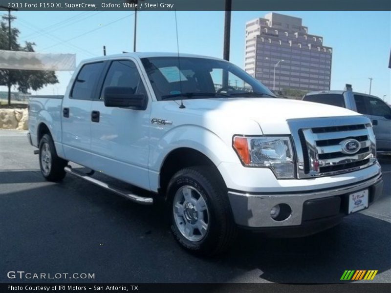 Oxford White / Steel Gray 2011 Ford F150 XL SuperCrew
