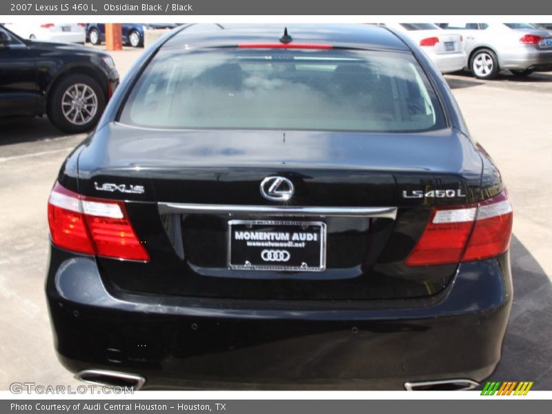 Obsidian Black / Black 2007 Lexus LS 460 L