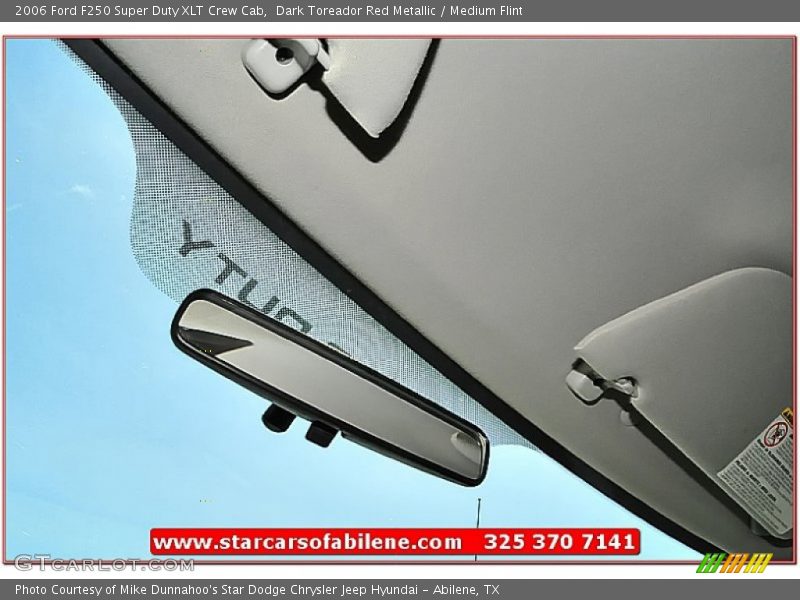 Dark Toreador Red Metallic / Medium Flint 2006 Ford F250 Super Duty XLT Crew Cab