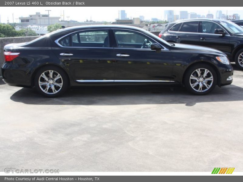 Obsidian Black / Black 2007 Lexus LS 460 L