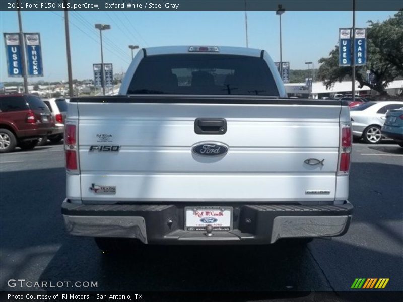 Oxford White / Steel Gray 2011 Ford F150 XL SuperCrew