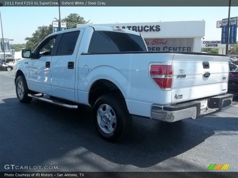 Oxford White / Steel Gray 2011 Ford F150 XL SuperCrew