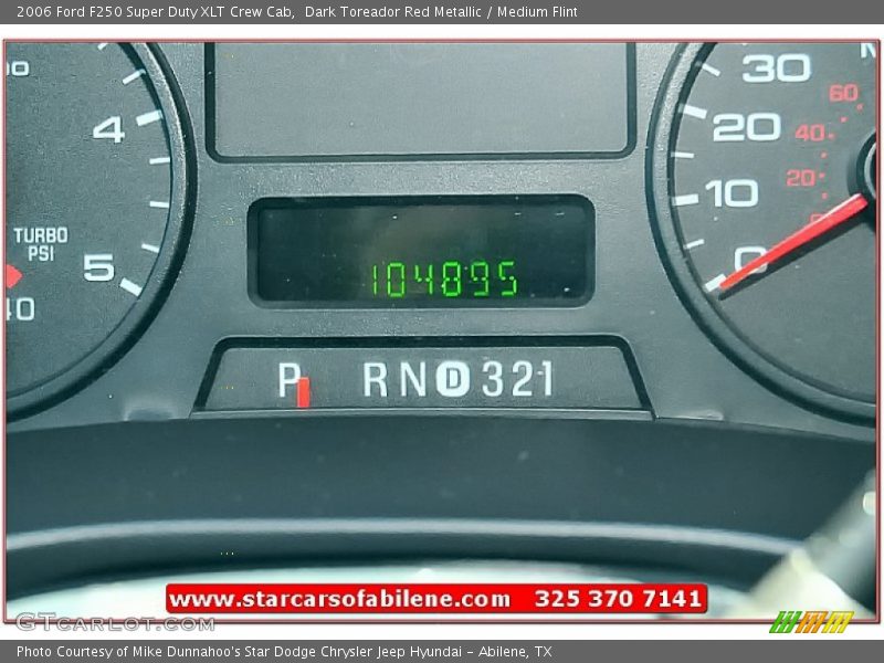 Dark Toreador Red Metallic / Medium Flint 2006 Ford F250 Super Duty XLT Crew Cab