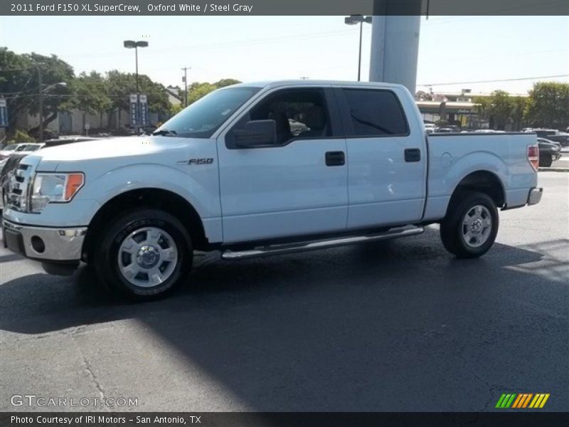 Oxford White / Steel Gray 2011 Ford F150 XL SuperCrew