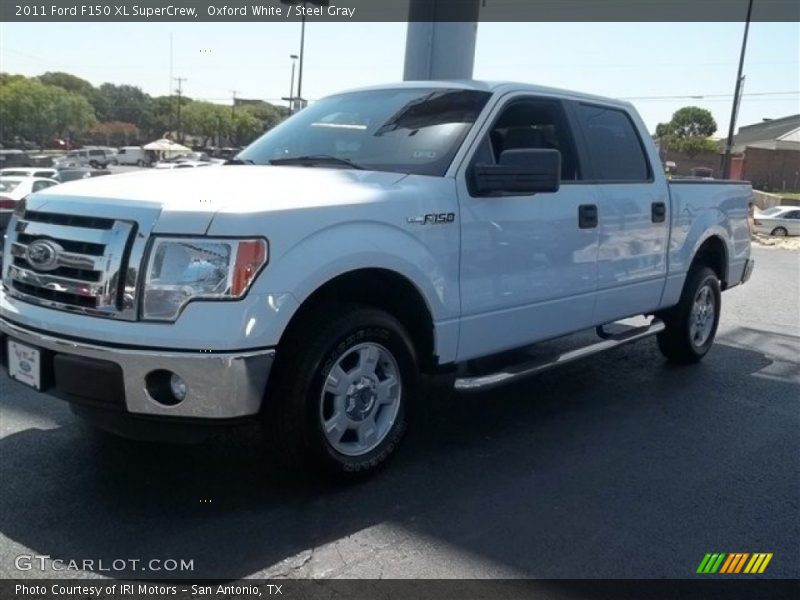 Oxford White / Steel Gray 2011 Ford F150 XL SuperCrew
