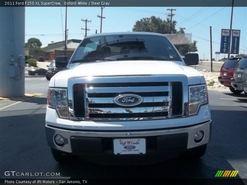 Oxford White / Steel Gray 2011 Ford F150 XL SuperCrew