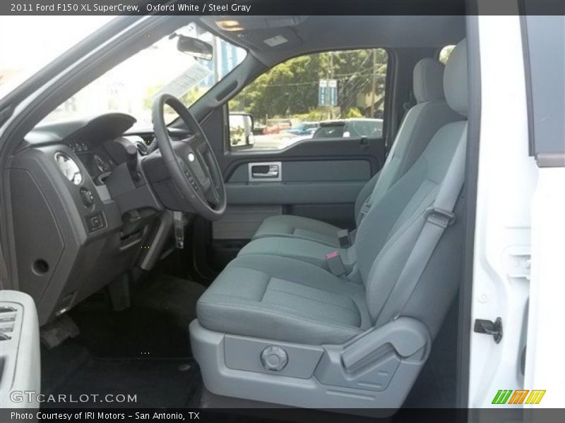 Oxford White / Steel Gray 2011 Ford F150 XL SuperCrew
