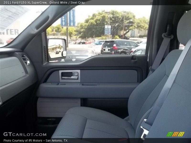 Oxford White / Steel Gray 2011 Ford F150 XL SuperCrew