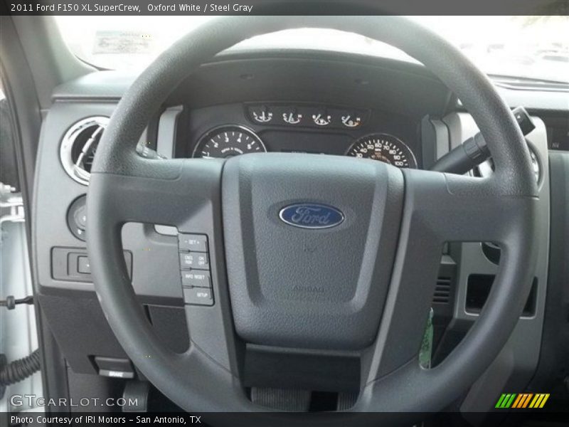 Oxford White / Steel Gray 2011 Ford F150 XL SuperCrew