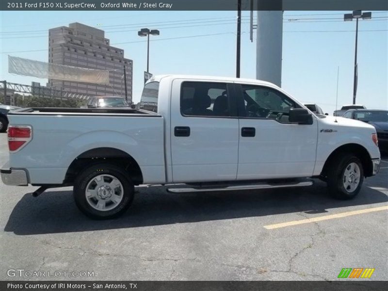 Oxford White / Steel Gray 2011 Ford F150 XL SuperCrew