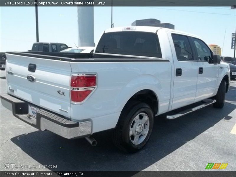 Oxford White / Steel Gray 2011 Ford F150 XL SuperCrew