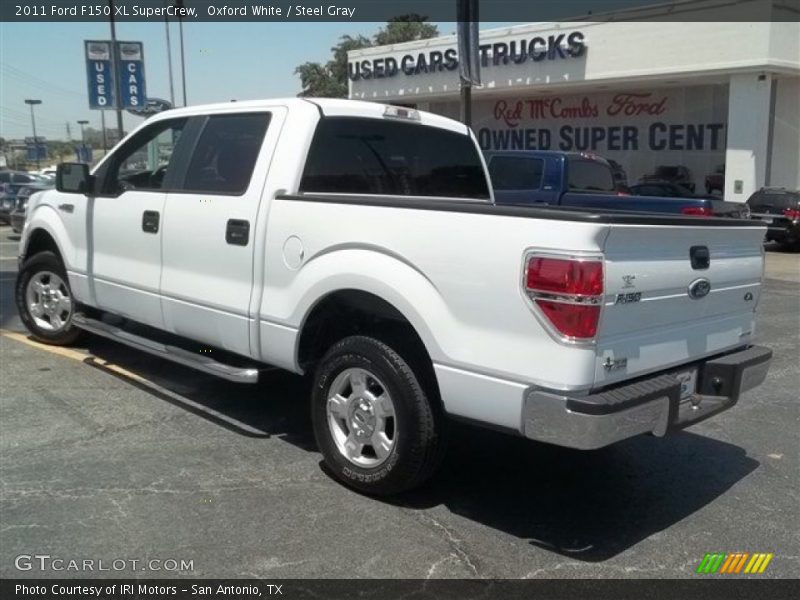 Oxford White / Steel Gray 2011 Ford F150 XL SuperCrew