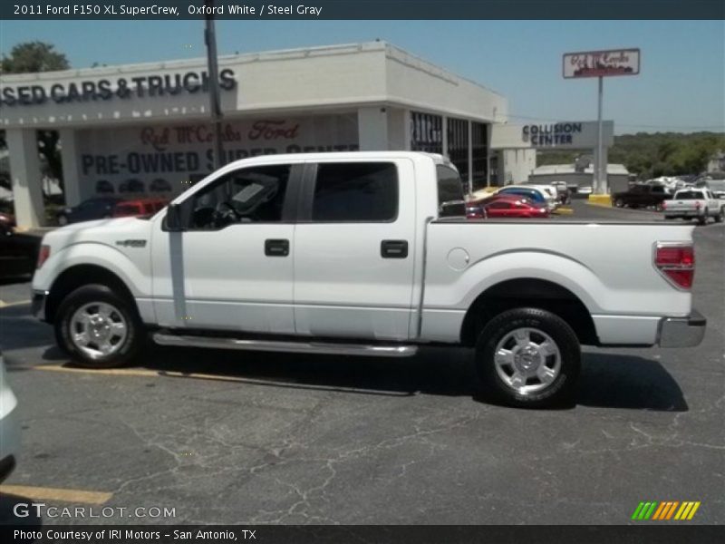 Oxford White / Steel Gray 2011 Ford F150 XL SuperCrew