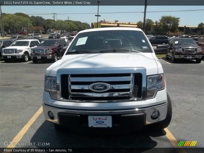 Oxford White / Steel Gray 2011 Ford F150 XL SuperCrew