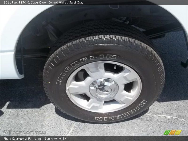 Oxford White / Steel Gray 2011 Ford F150 XL SuperCrew