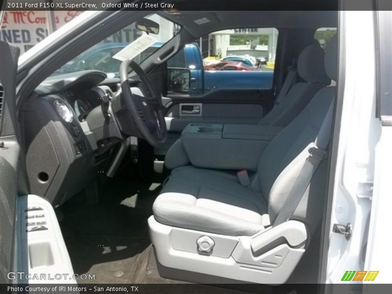 Oxford White / Steel Gray 2011 Ford F150 XL SuperCrew