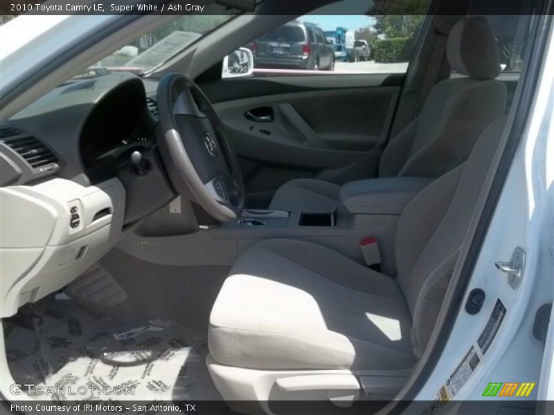 Super White / Ash Gray 2010 Toyota Camry LE