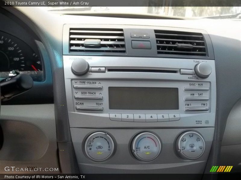 Super White / Ash Gray 2010 Toyota Camry LE