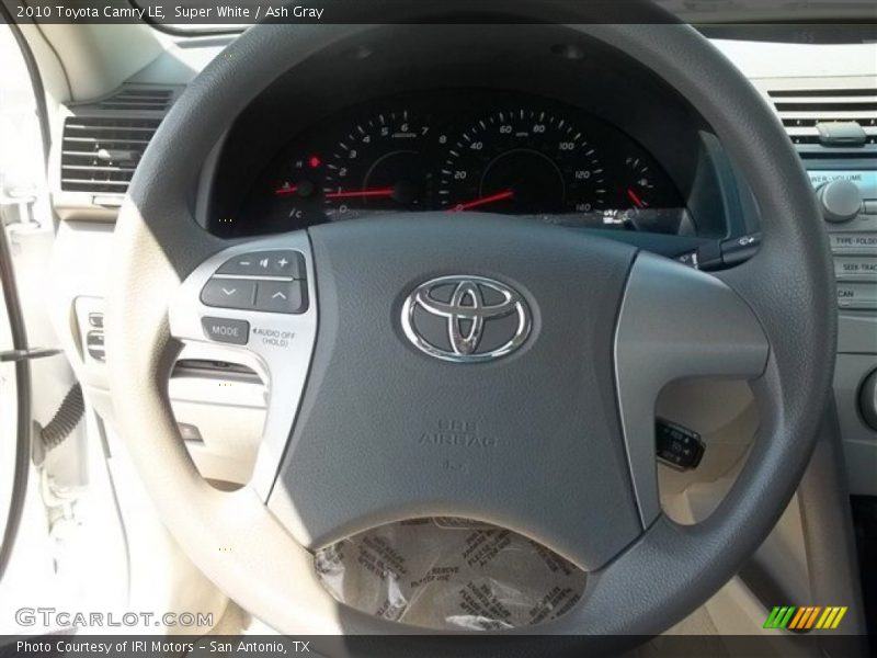 Super White / Ash Gray 2010 Toyota Camry LE