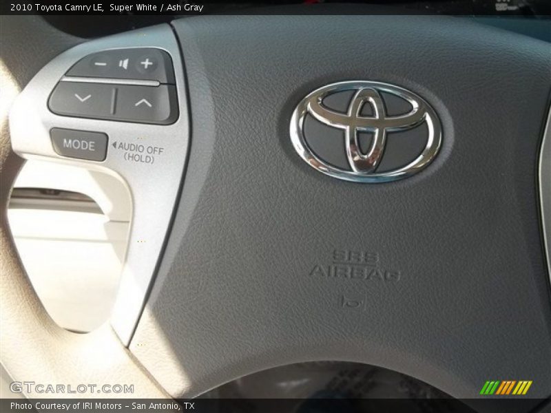 Super White / Ash Gray 2010 Toyota Camry LE