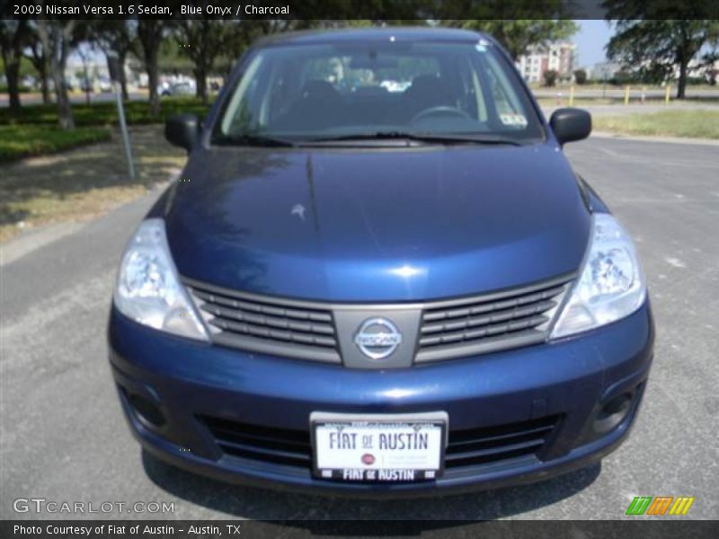 Blue Onyx / Charcoal 2009 Nissan Versa 1.6 Sedan