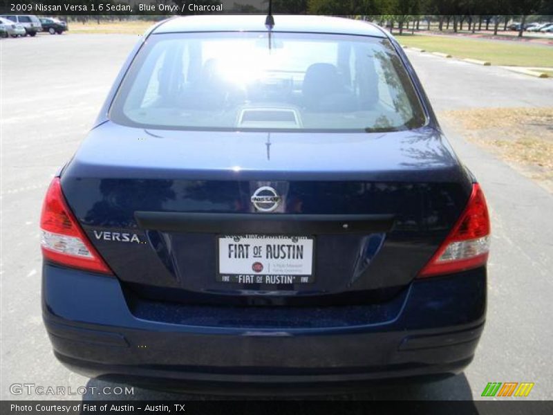 Blue Onyx / Charcoal 2009 Nissan Versa 1.6 Sedan