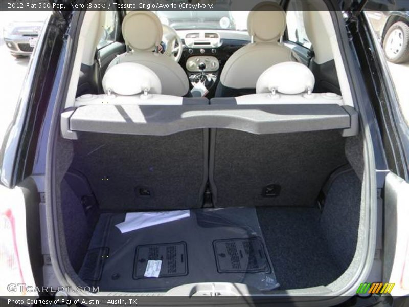 Nero (Black) / Tessuto Grigio/Avorio (Grey/Ivory) 2012 Fiat 500 Pop