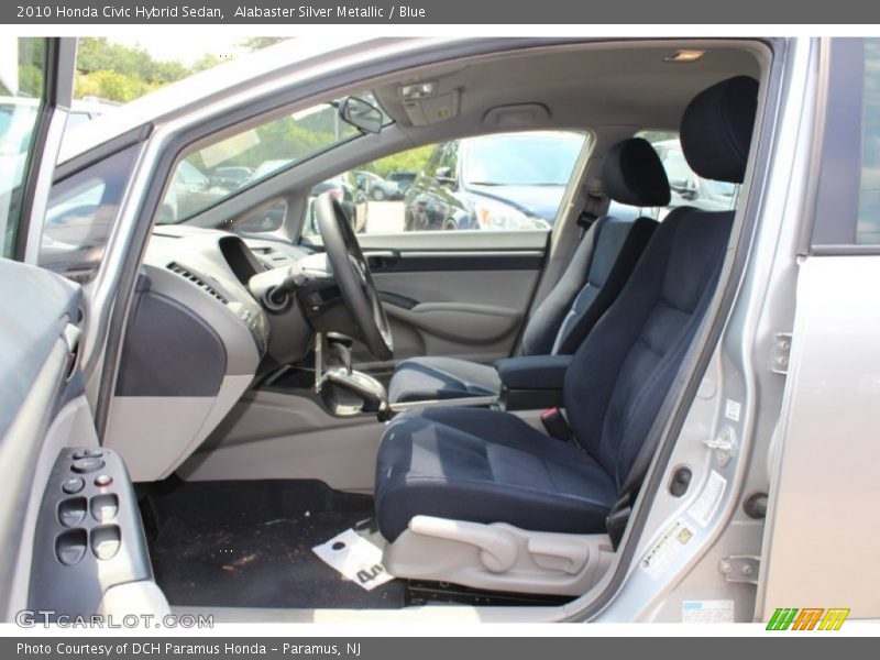 Front Seat of 2010 Civic Hybrid Sedan