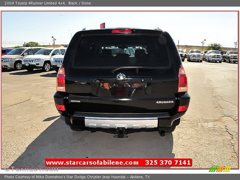 Black / Stone 2004 Toyota 4Runner Limited 4x4