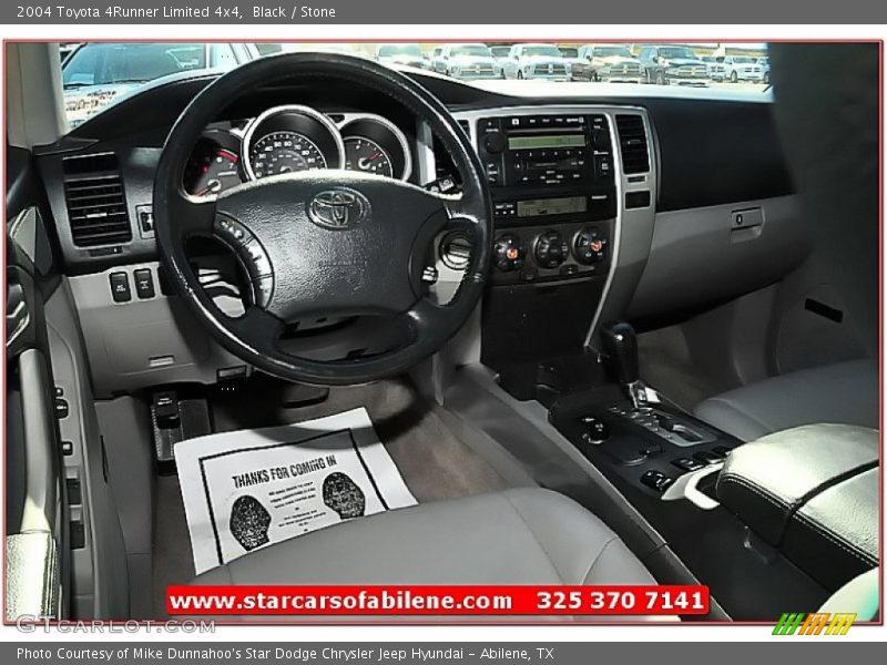 Black / Stone 2004 Toyota 4Runner Limited 4x4