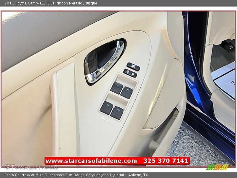 Blue Ribbon Metallic / Bisque 2011 Toyota Camry LE