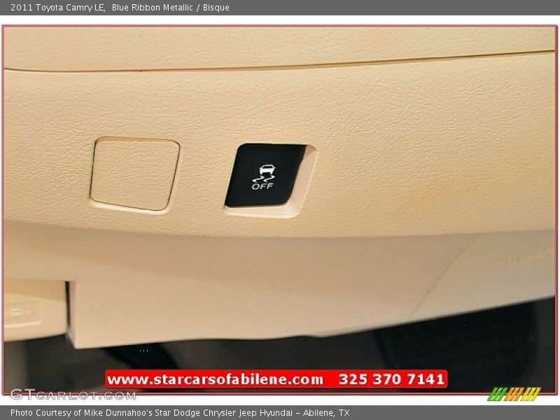 Blue Ribbon Metallic / Bisque 2011 Toyota Camry LE
