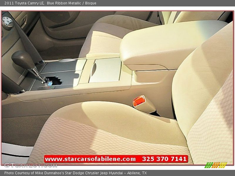 Blue Ribbon Metallic / Bisque 2011 Toyota Camry LE