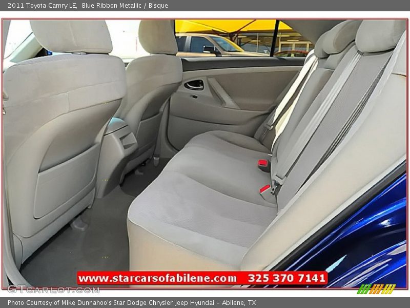 Blue Ribbon Metallic / Bisque 2011 Toyota Camry LE
