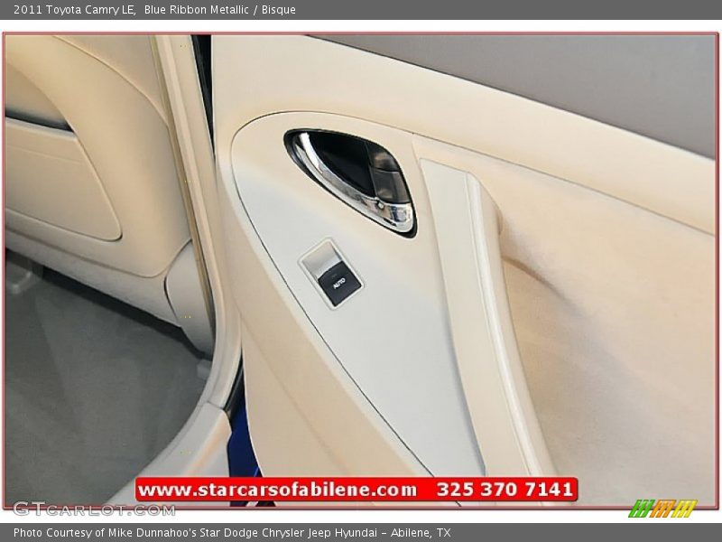 Blue Ribbon Metallic / Bisque 2011 Toyota Camry LE