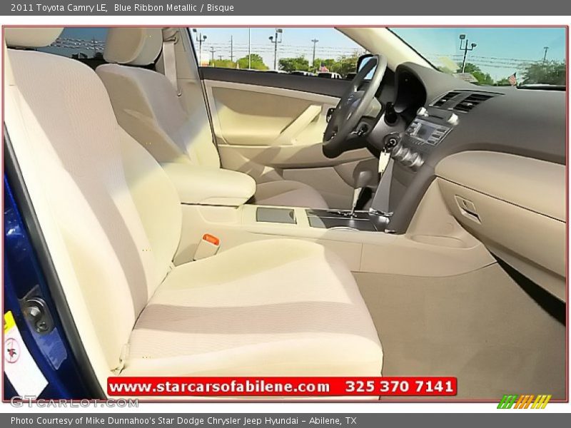 Blue Ribbon Metallic / Bisque 2011 Toyota Camry LE