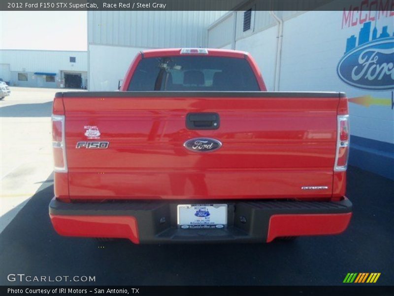 Race Red / Steel Gray 2012 Ford F150 STX SuperCab