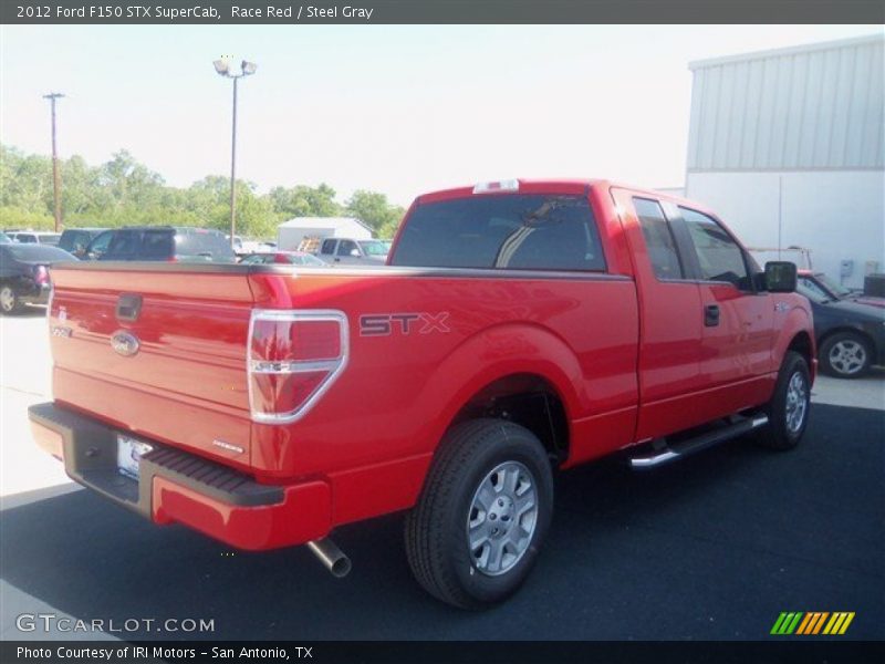 Race Red / Steel Gray 2012 Ford F150 STX SuperCab