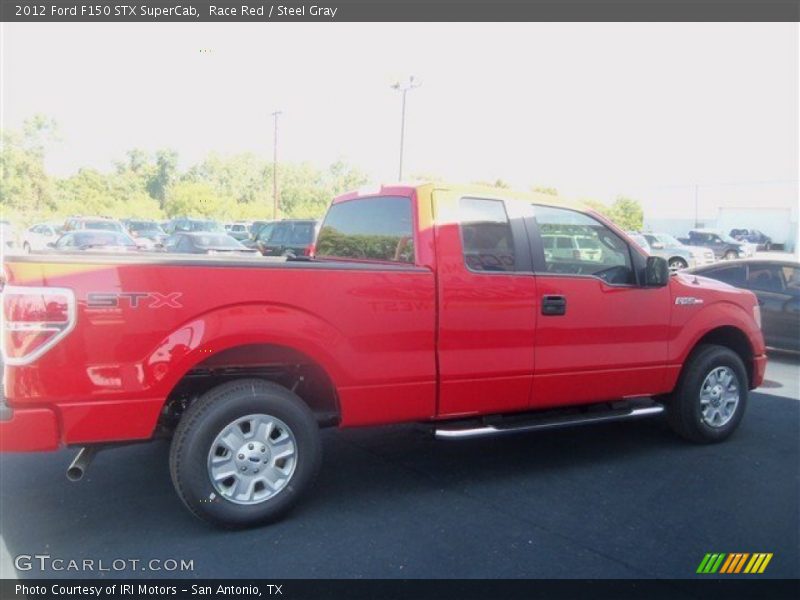 Race Red / Steel Gray 2012 Ford F150 STX SuperCab