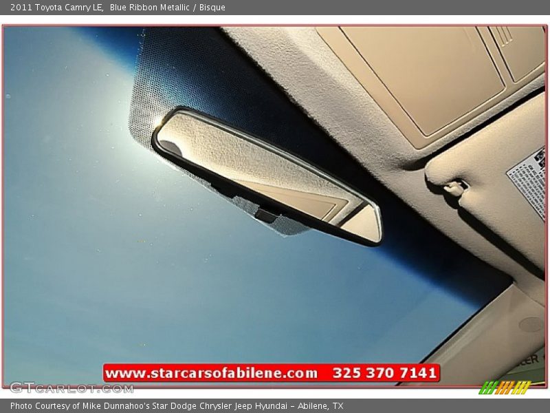 Blue Ribbon Metallic / Bisque 2011 Toyota Camry LE